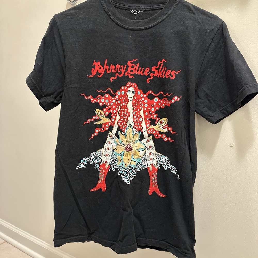 Black Johnny Blue Skies Band T-Shirt